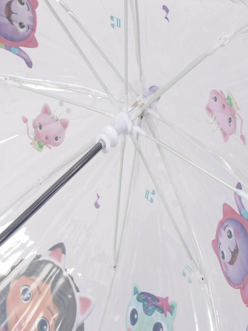 παιδική ομπρέλα διαφανής gabby's dollhouse για κορίτσι 2400000721 - Disney