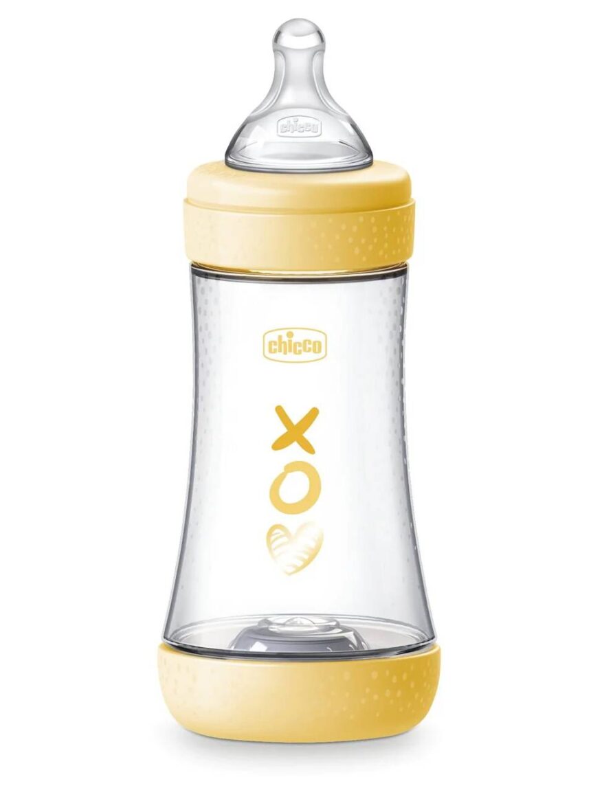 Chicco πλαστικό μπιμπερό p5 κίτρινο 240ml 2m+ - Chicco