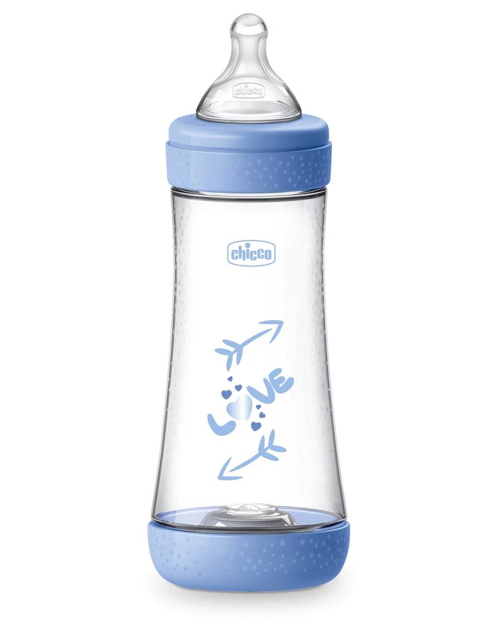 Chicco πλαστικό μπιμπερό p5 σιελ 300ml 4m+ - Chicco