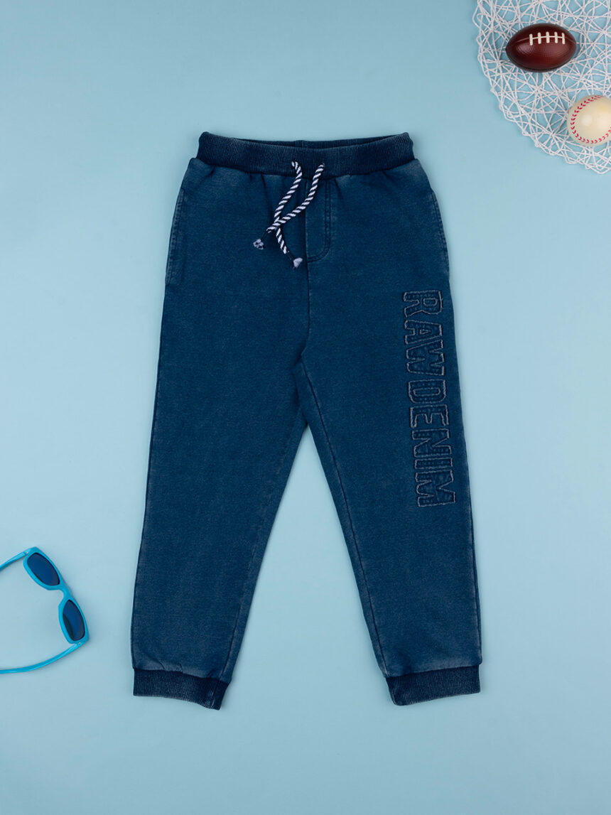 παιδικό τζιν παντελόνι μπλε indigo για αγόρι - Prénatal