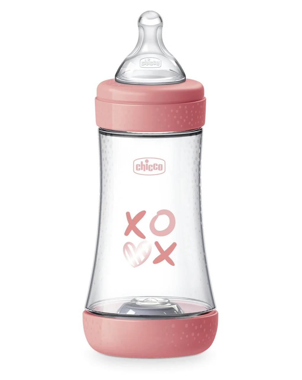 Chicco πλαστικό μπιμπερό p5 ροζ 240ml 2m+ - Chicco