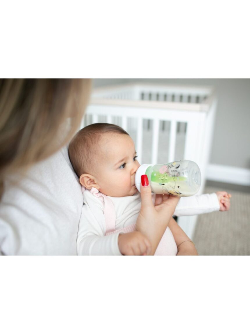 Dr. brown's options+ πλαστικό μπιμπερό με φαρδύ λαιμό & anti-colic λαγουδάκι 150ml 112.70.1hc.388 - Dr Browns