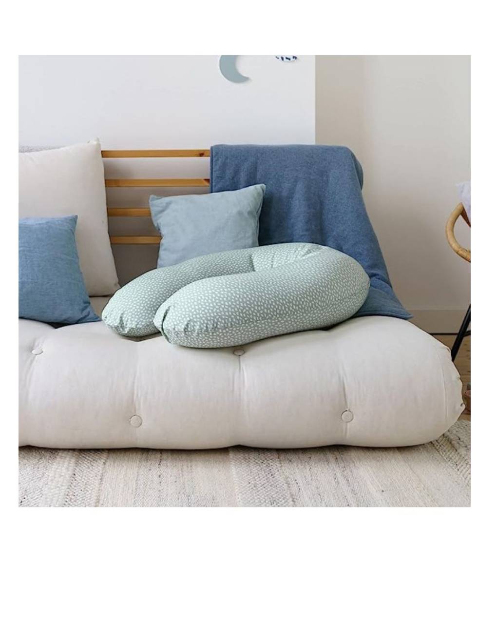 Doomoo μαξιλάρι θηλασμού buddy cloudy kaki - Doomoo