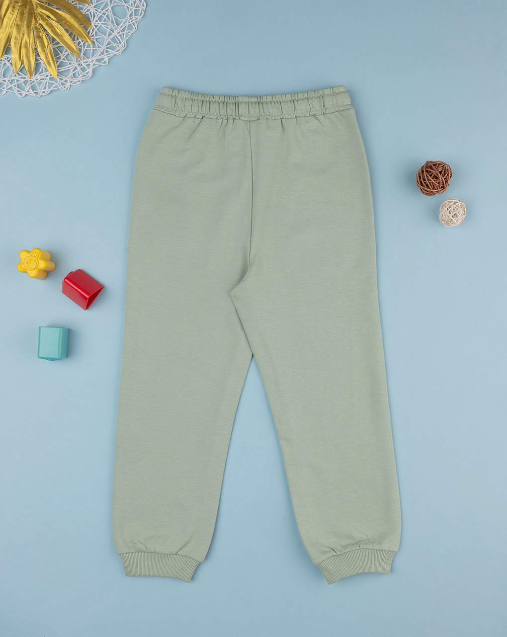 παιδικό παντελόνι φόρμας πράσινο ready for match για αγόρι - Prénatal