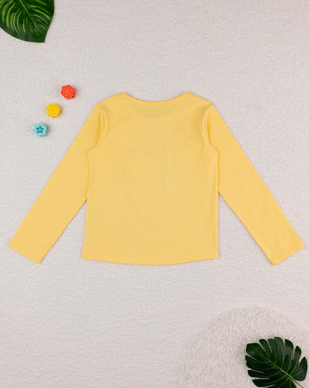 παιδική μπλούζα κίτρινη με καρδούλα για κορίτσι - Prénatal