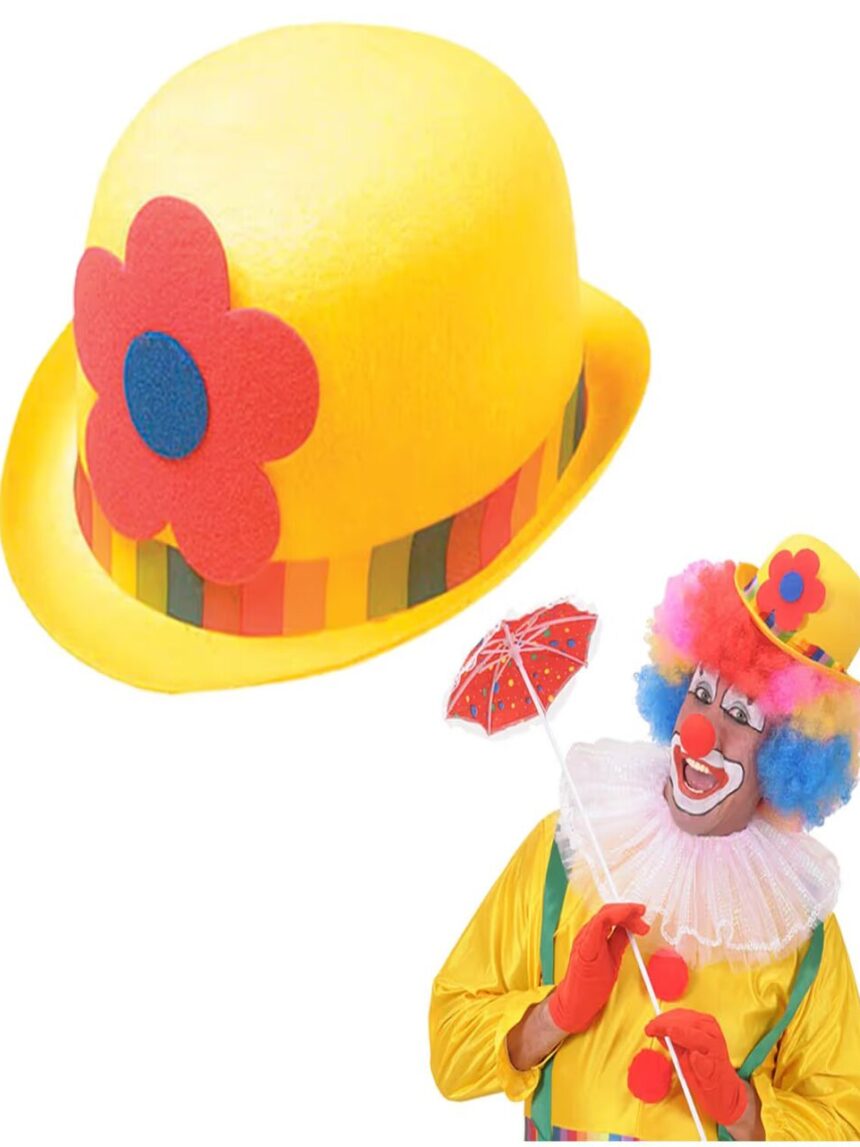 τσα-φαλ αποκριάτικο καπέλο τσόχα κλόουν διάφορα χρώματα α0305 - TSA-FAL