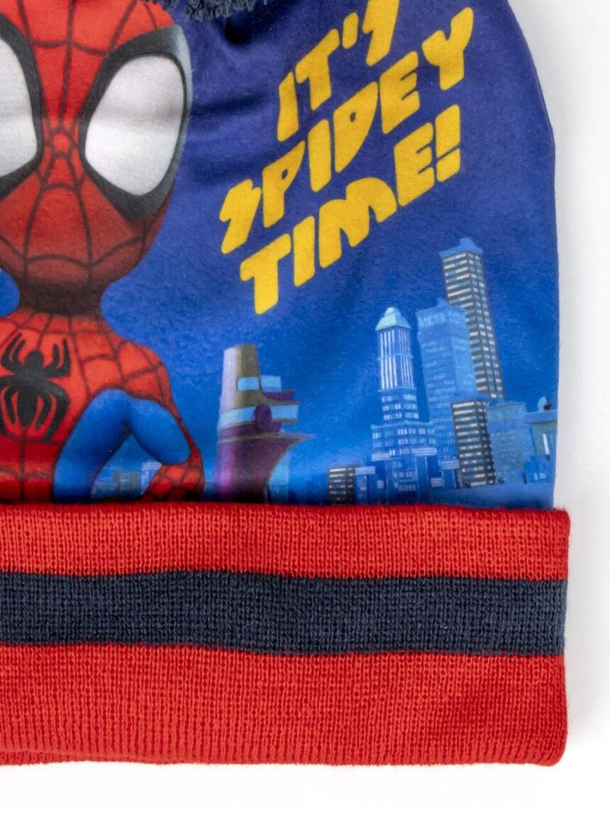 παιδικό χειμερινό σετ σκουφάκι και γάντια spiderman για αγόρι 2200009931 - Disney