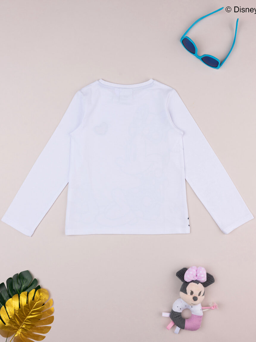 παιδική μπλούζα λευκή με τη minnie για κορίτσι - Prénatal