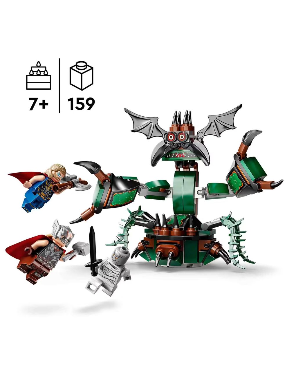 Lego marvel super heroes thor επίθεση στη νέα άσγκαρντ 76207 - Lego, Lego Marvel Super Heroes