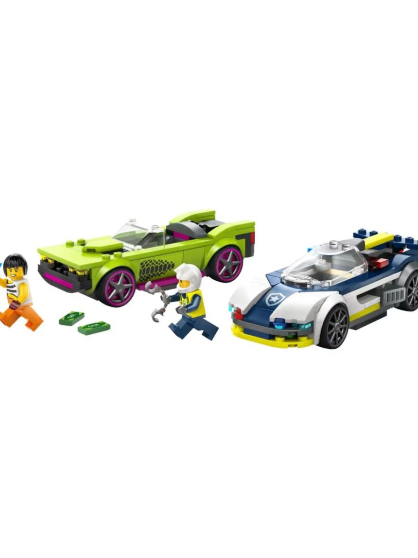 Lego city police car & muscle car chase 60415 - Lego