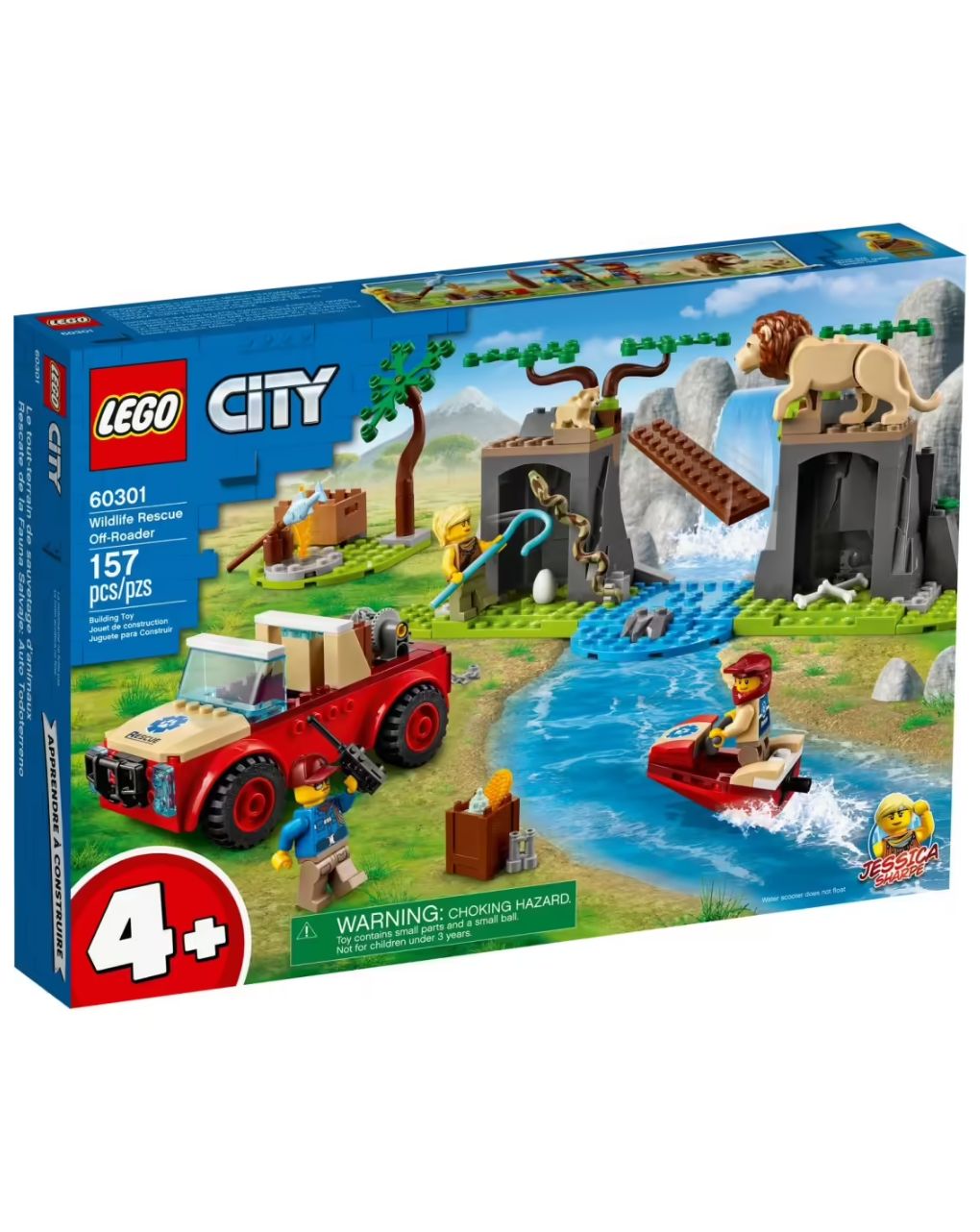 Lego city wildlife εκτός δρόμου όχημα διάσωσης άγριων ζώων  60301 - Lego, Lego City