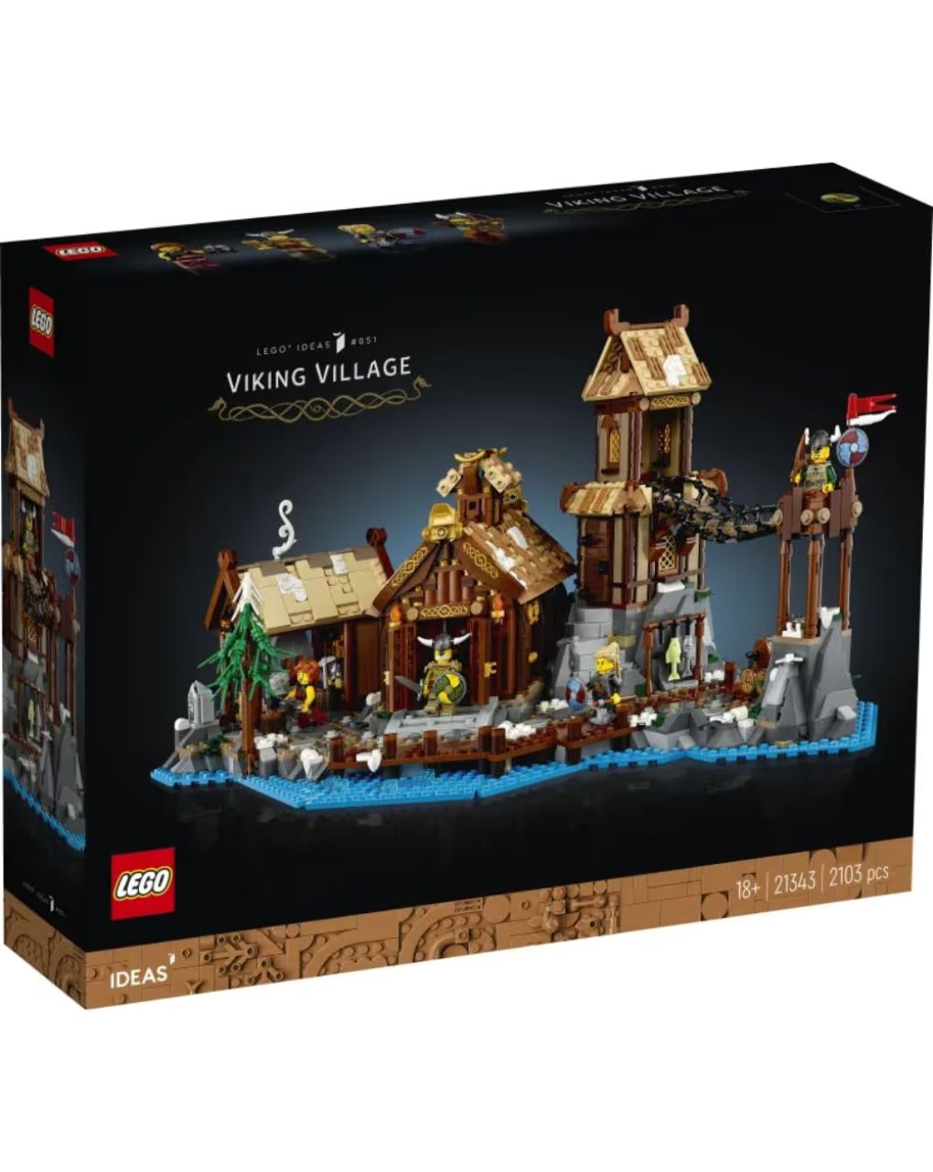 Lego ideas viking village 21343