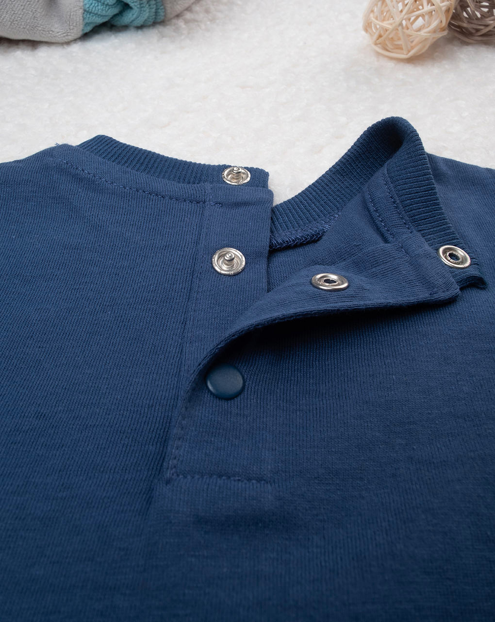 βρεφική μπλούζα μπλε με ζωάκια για αγόρι - Prénatal