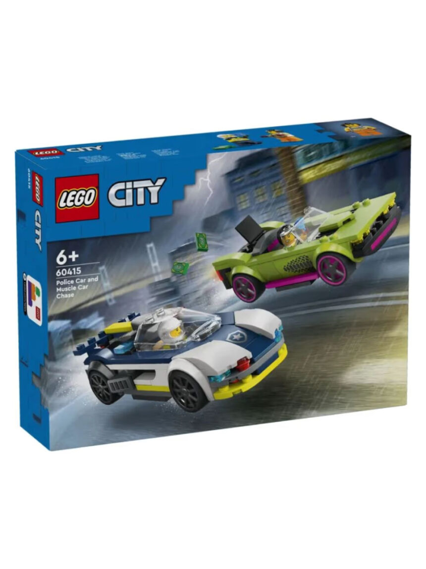 Lego city police car & muscle car chase 60415 - Lego