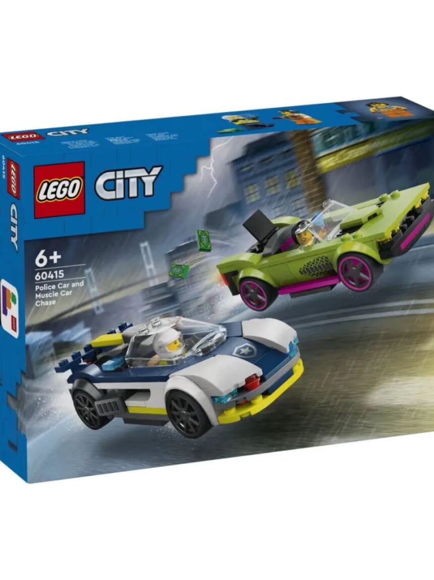 Lego city police car & muscle car chase 60415 - Lego