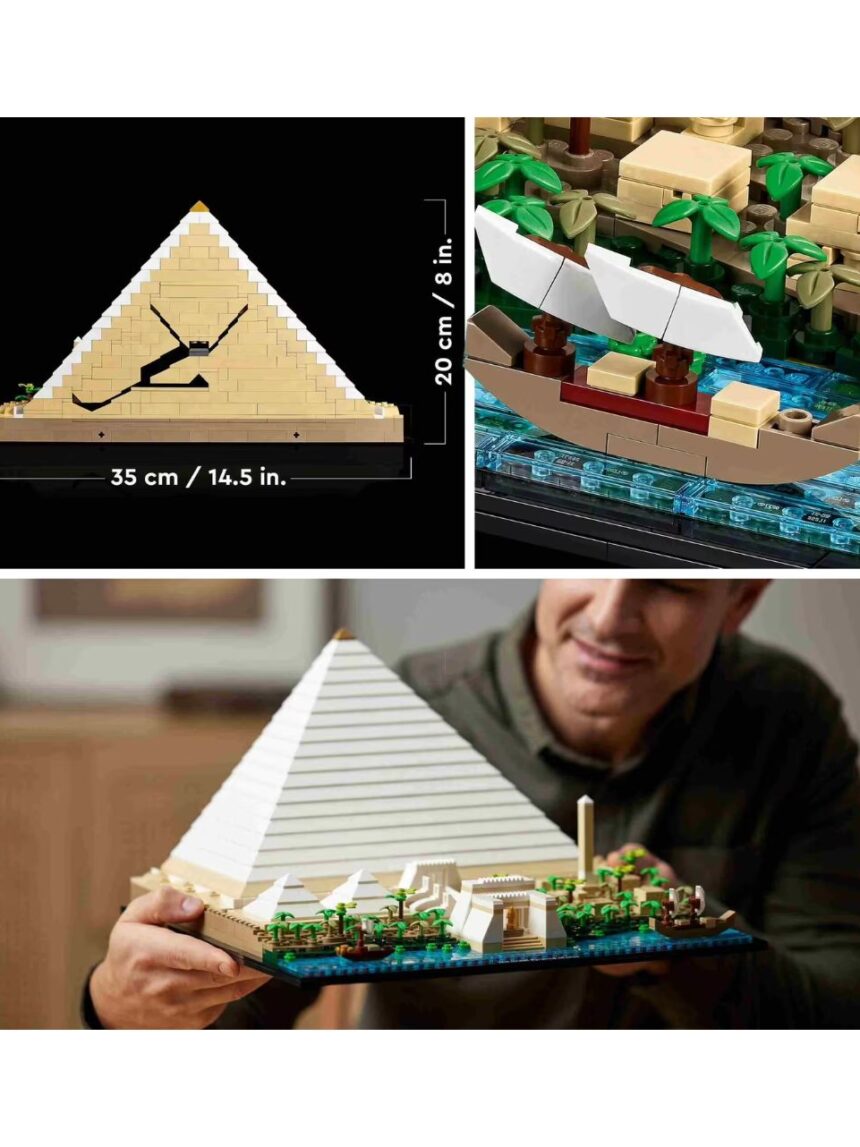 Lego architecture η μεγάλη πυραμίδα της γκίζας 21058 - Lego, Lego Architecture
