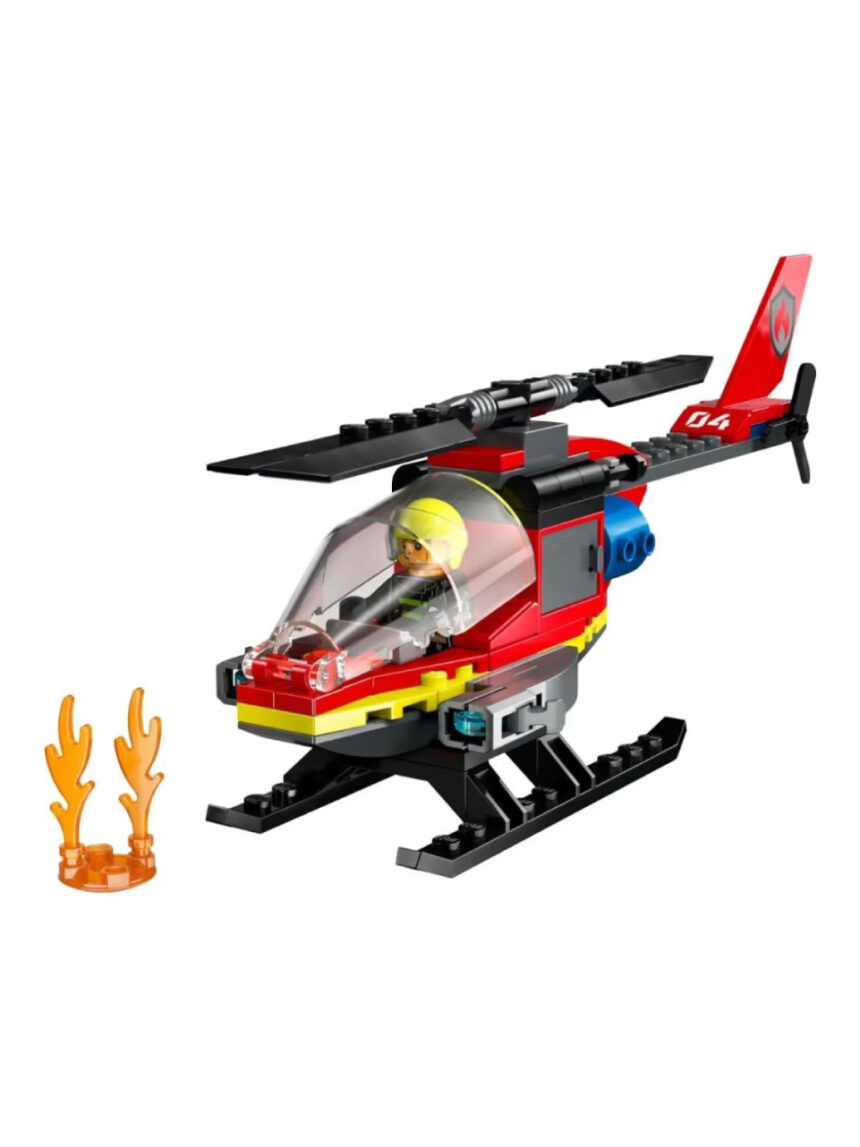 Lego city πυροσβεστικό ελικόπτερο διάσωσης 60411 - Lego