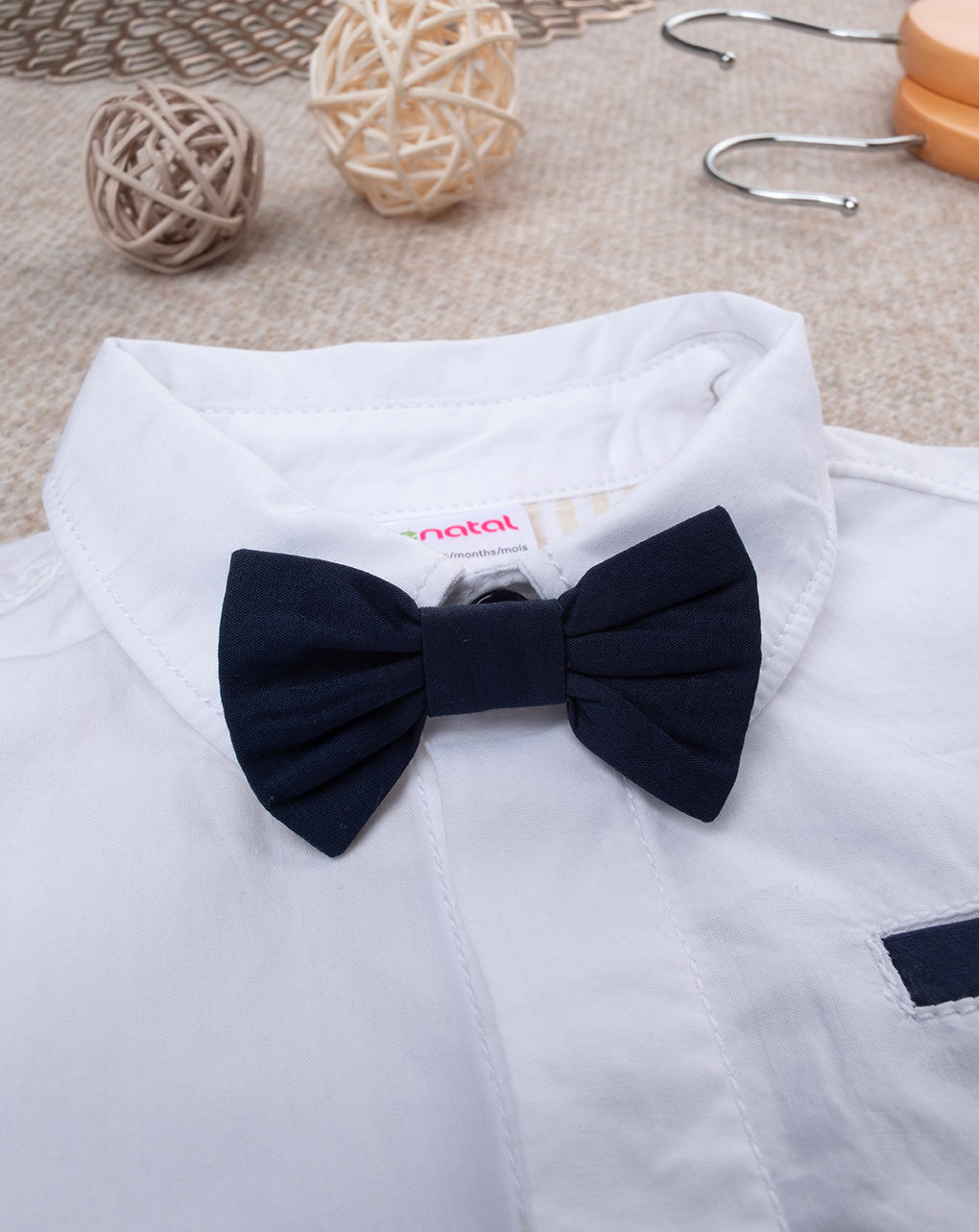 βρεφικό πουκάμισο λευκό mini car για αγόρι - Prénatal