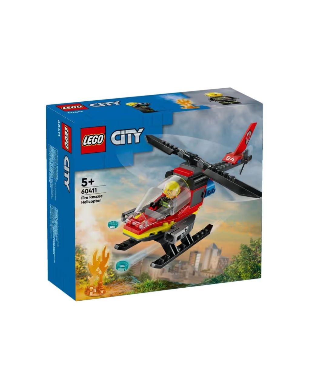 Lego city πυροσβεστικό ελικόπτερο διάσωσης 60411 - Lego