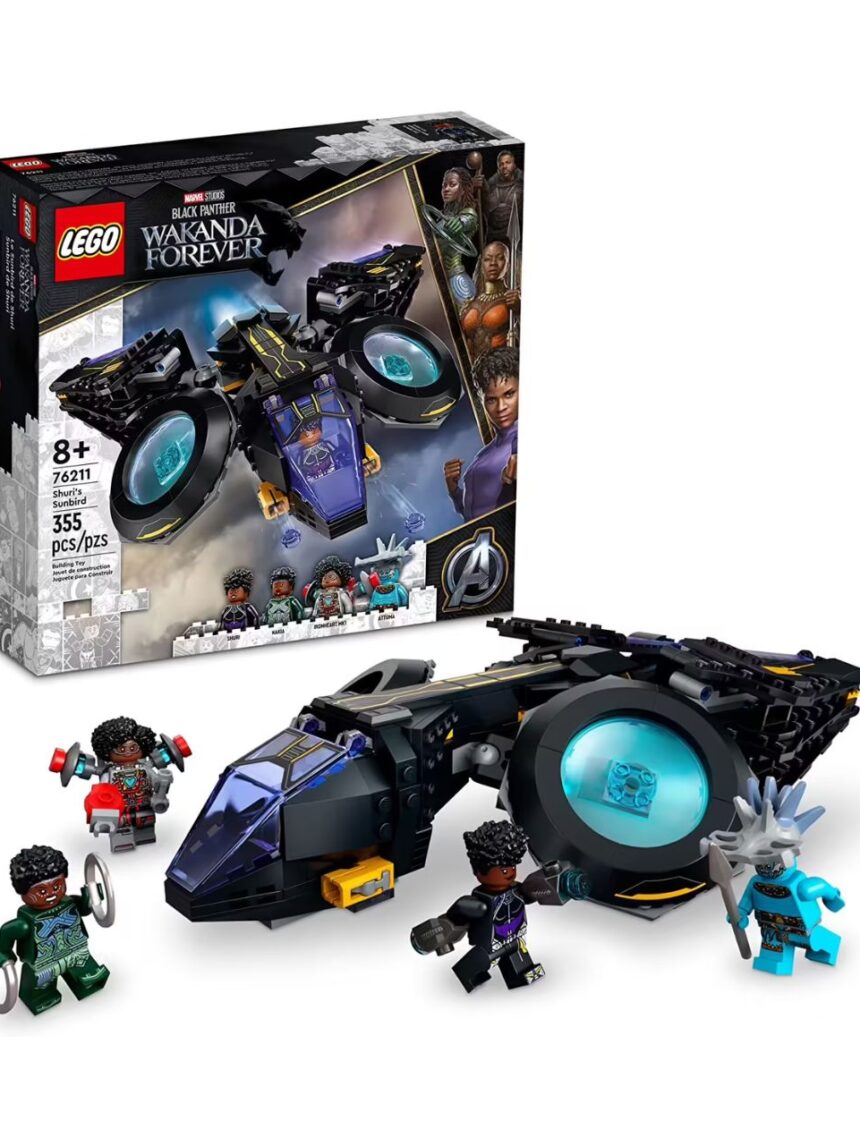 Lego super heroes black panther shuri's sunbird 76211 - Lego, Lego Marvel Super Heroes