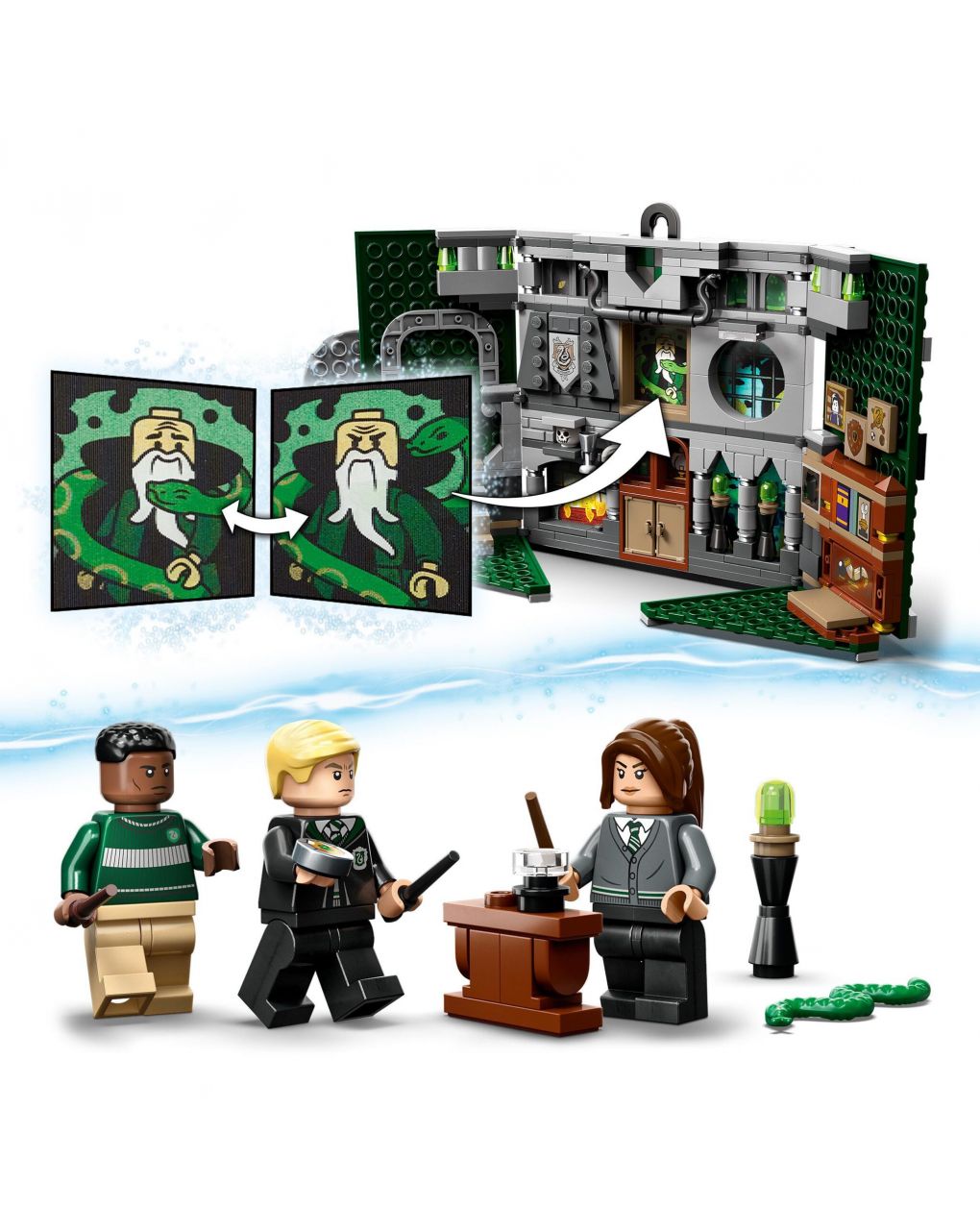 Lego harry potter slytherin house banner 76410 - Lego, Lego Harry Potter