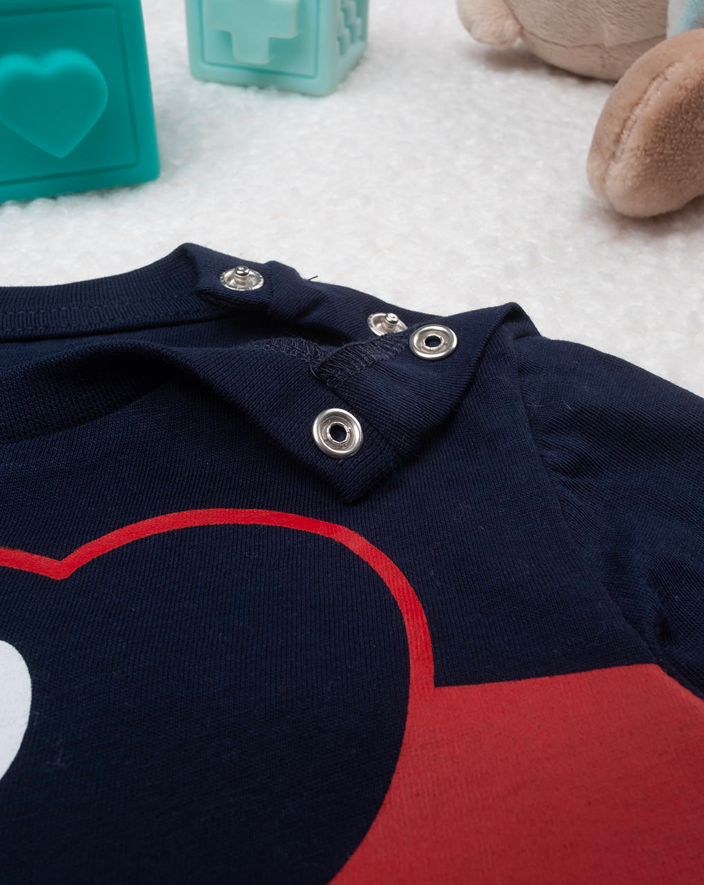 βρεφική μπλούζα μπλε με αρκουδάκια για αγόρι - Prénatal