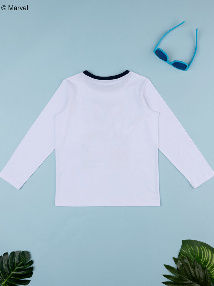 παιδική μπλούζα λευκή με τον spiderman για αγόρι - Prénatal
