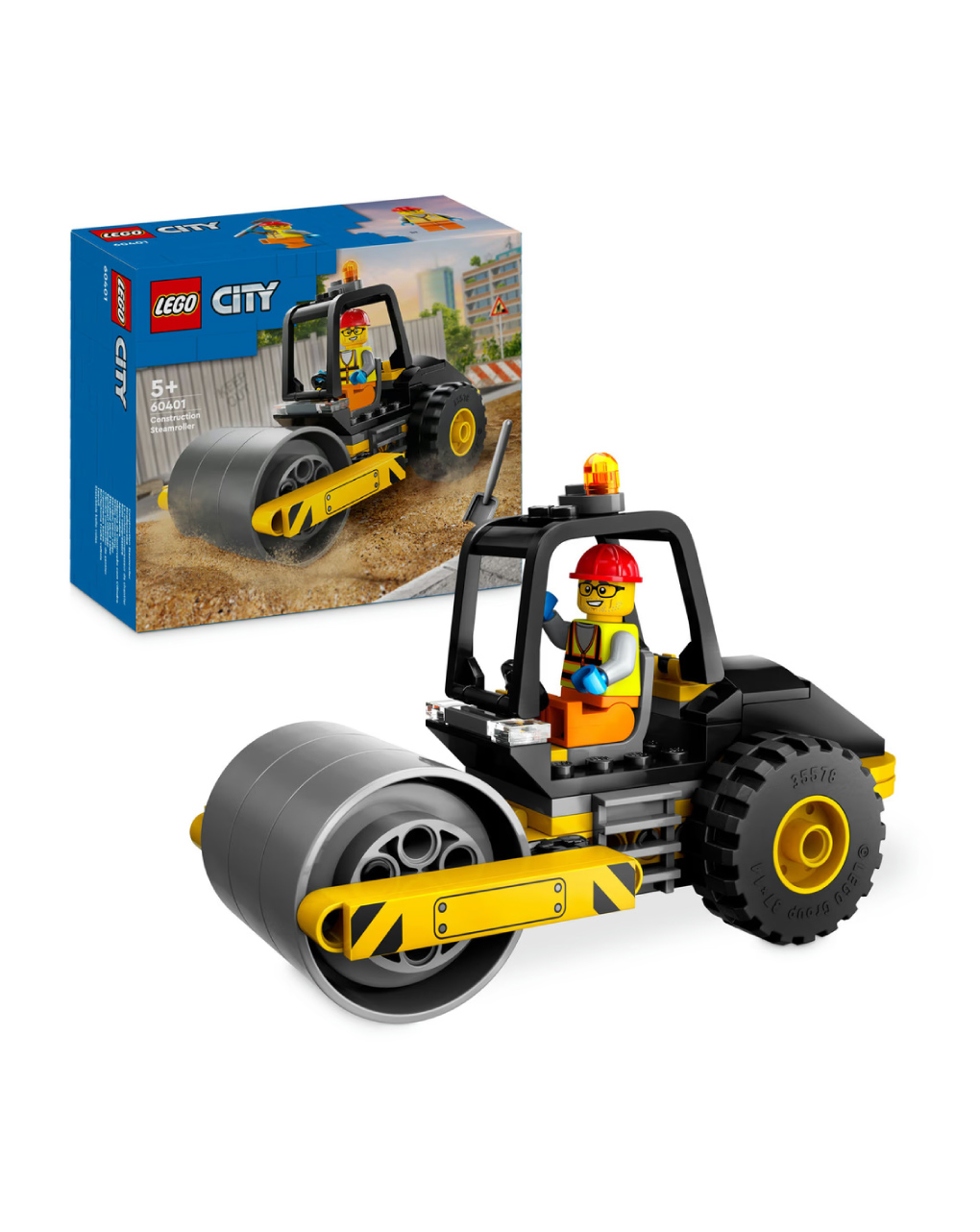 Lego city construction steamroller 60401