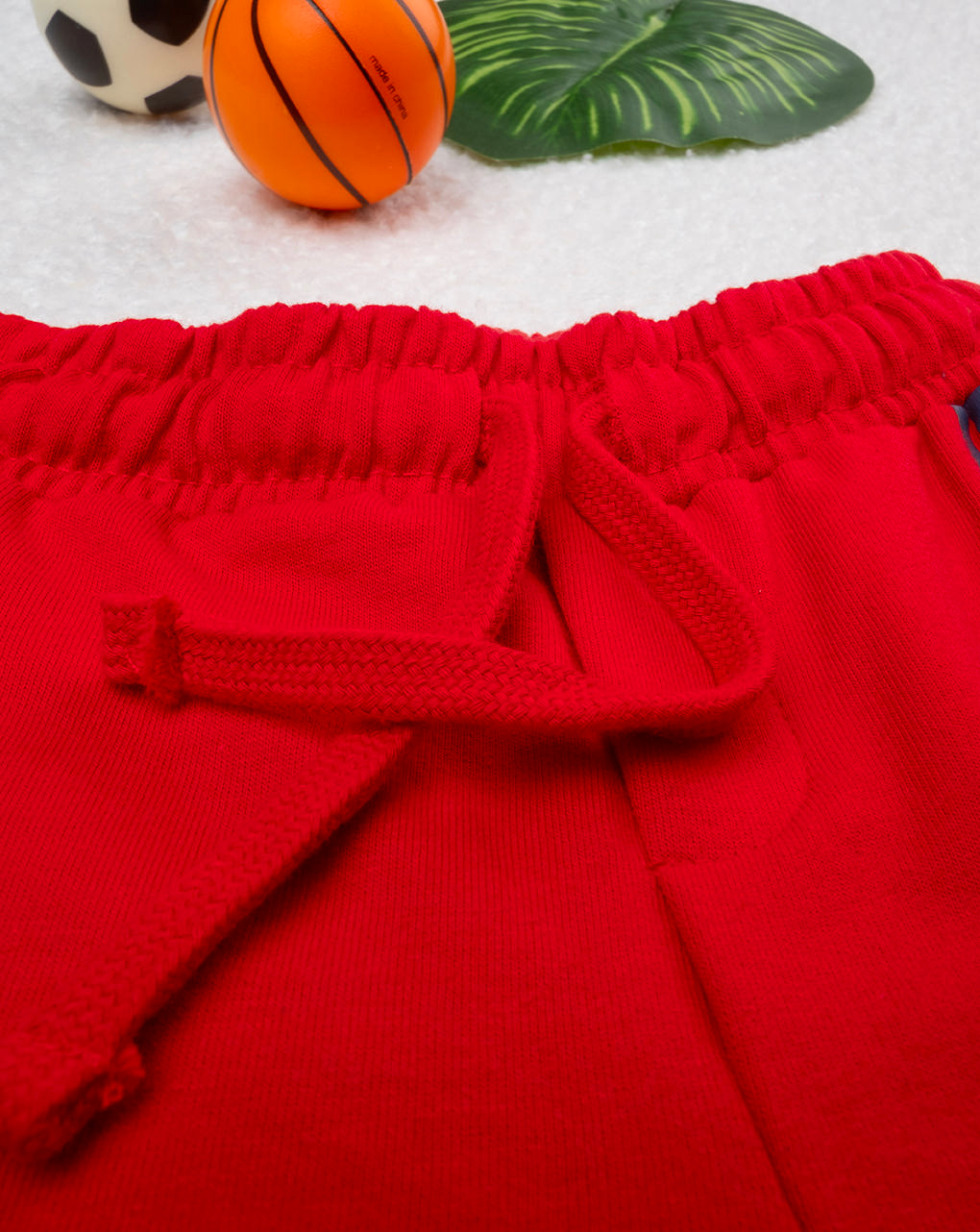 παιδικό παντελόνι φόρμας κόκκινο break the rules για αγόρι - Prénatal