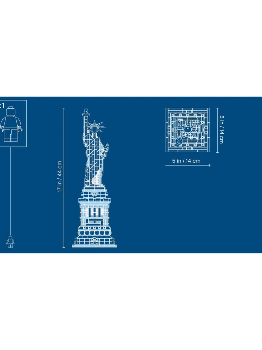 Lego architecture statue of liberty 21042 - Lego, Lego Architecture