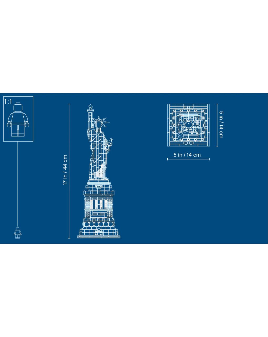 Lego architecture statue of liberty 21042 - Lego, Lego Architecture