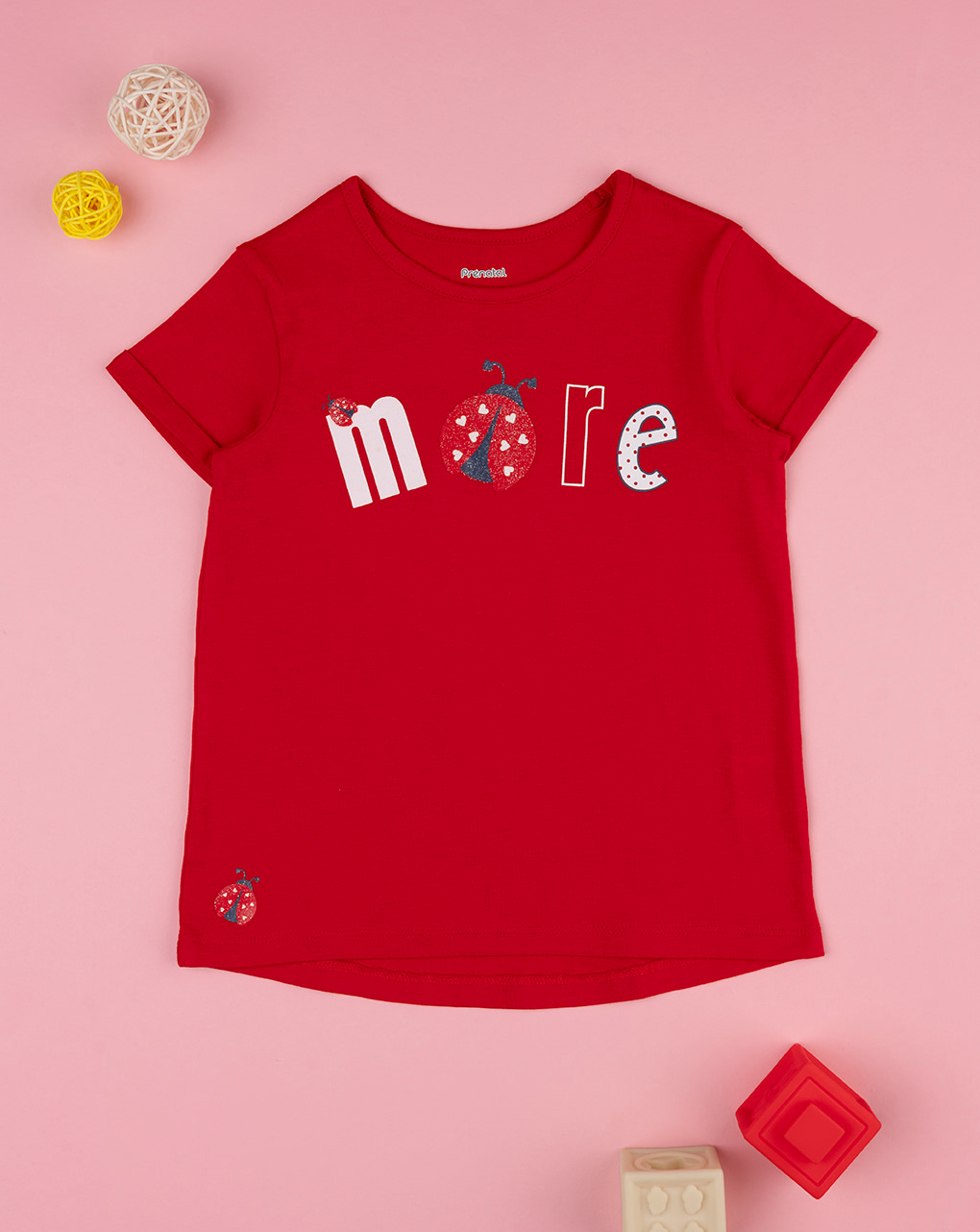 παιδικό t-shirt κόκκινο more για κορίτσι - Prénatal