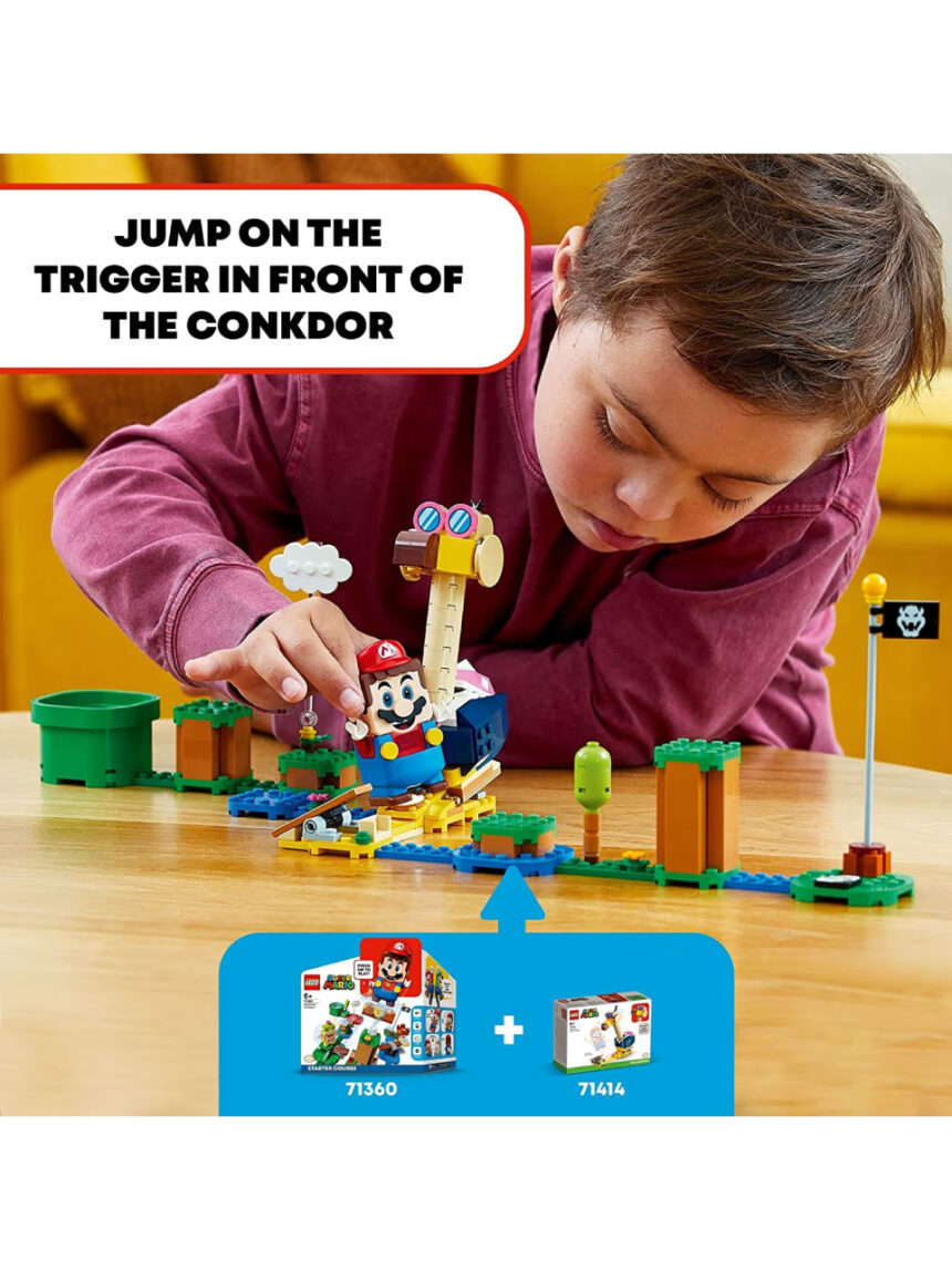 Lego super mario conkdor’s noggin bopper expansion set 71414 - Lego