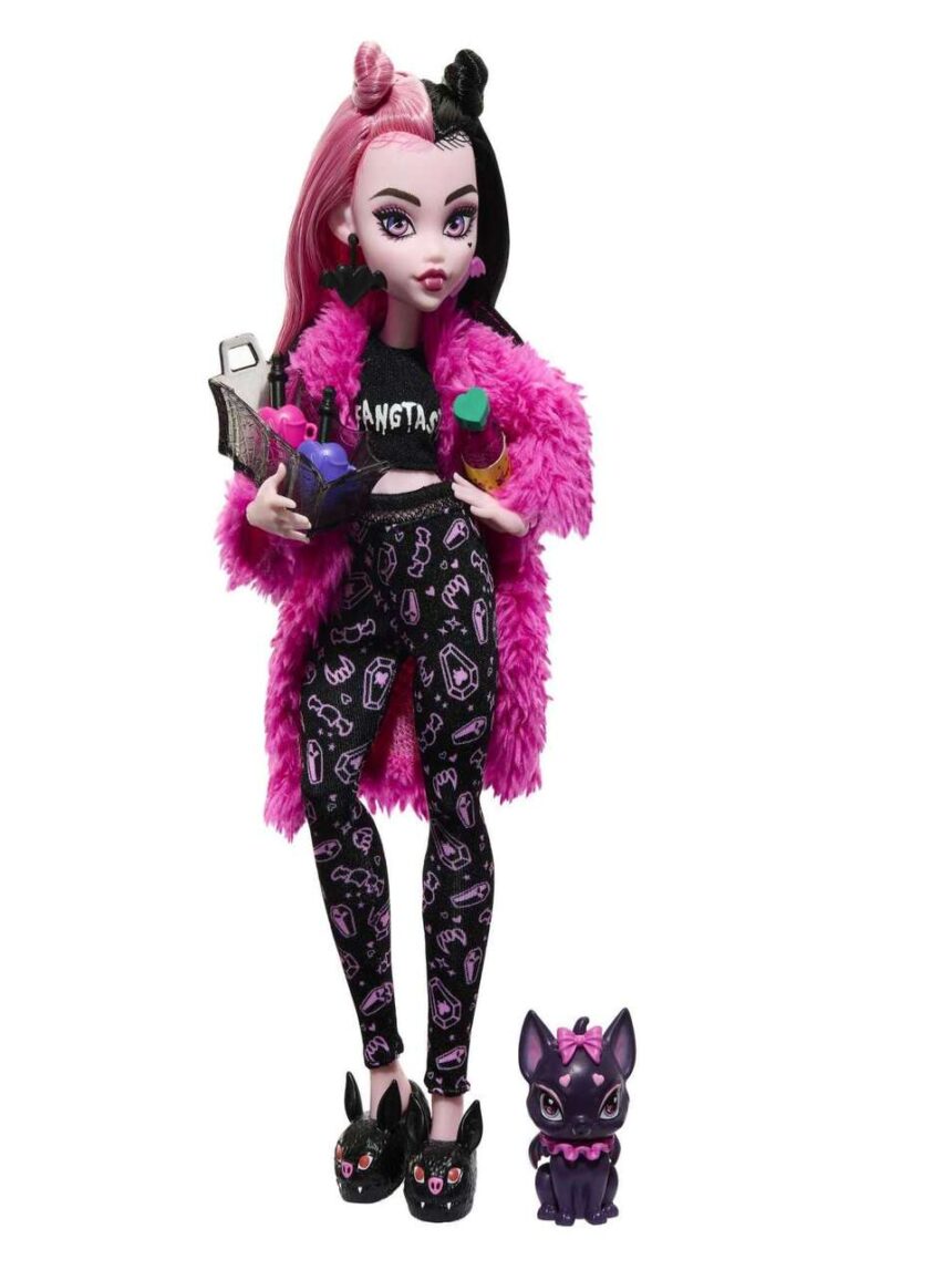 Monster high λαμπάδα κούκλα και αξεσουάρ ντρακουλόρα hky66 - MONSTER HIGH
