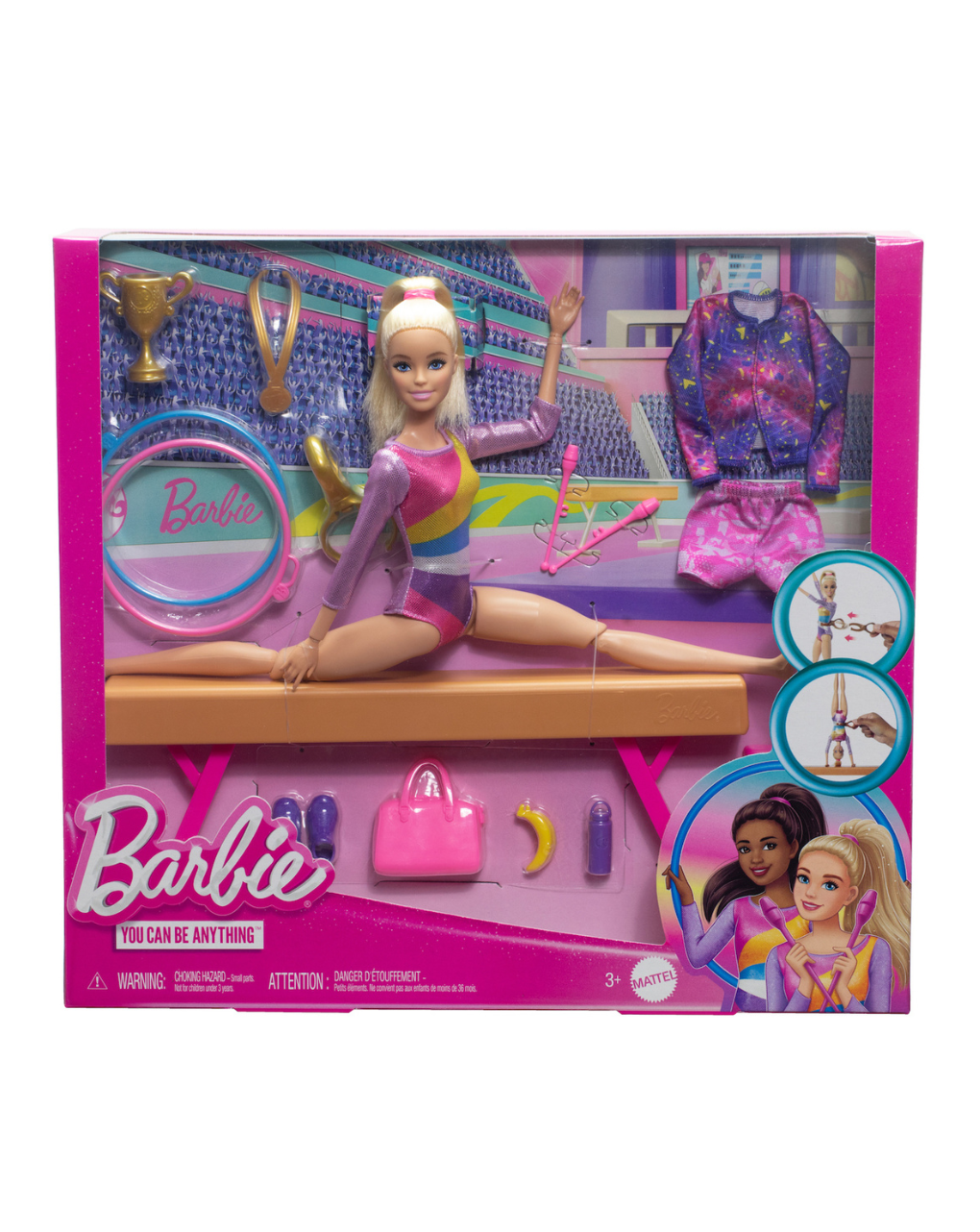 Barbie αθλήτρια ενόργανης γυμναστικής hrg52