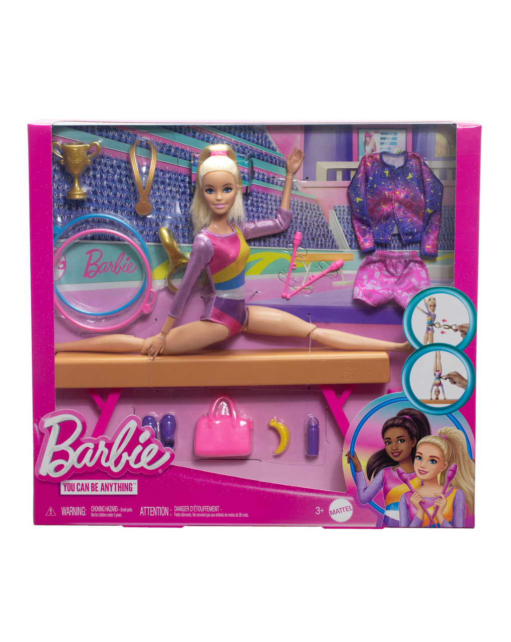 Barbie αθλήτρια ενόργανης γυμναστικής hrg52 - BARBIE