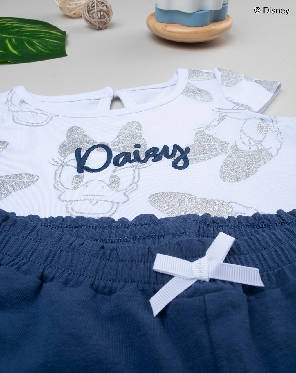 βρεφικό σετ t-shirt και σορτσάκι daisy για κορίτσι - Prénatal