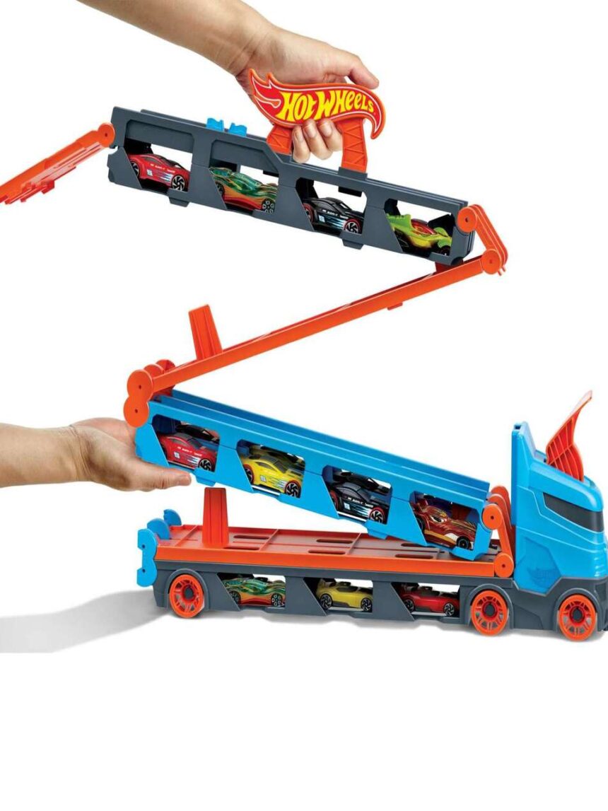 Mattel hot wheels® νταλίκα-πίστα 2 σε 1 gvg37 - Hot wheels