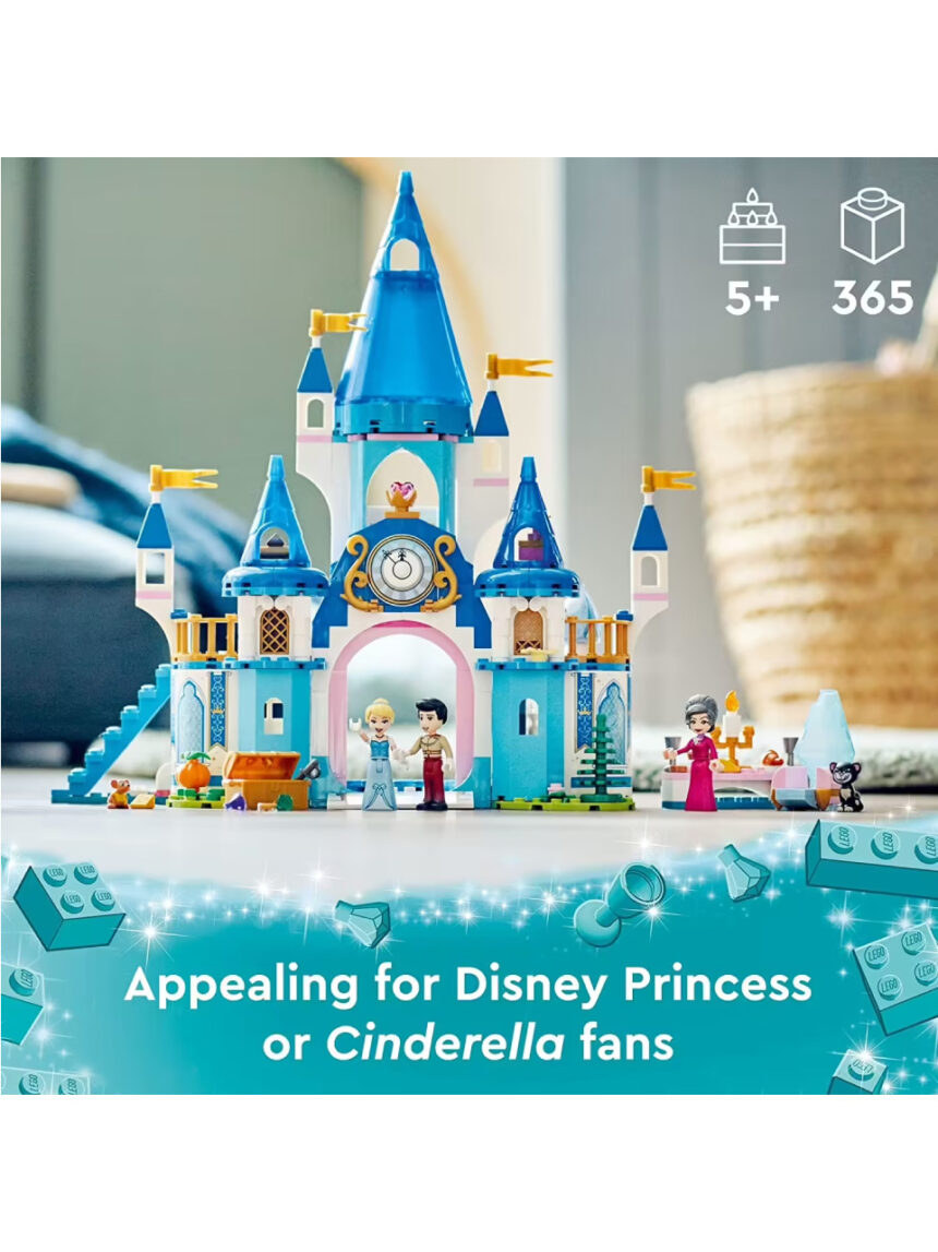 Lego disney princess cinderella & prince charming’s castle 43206 - Lego