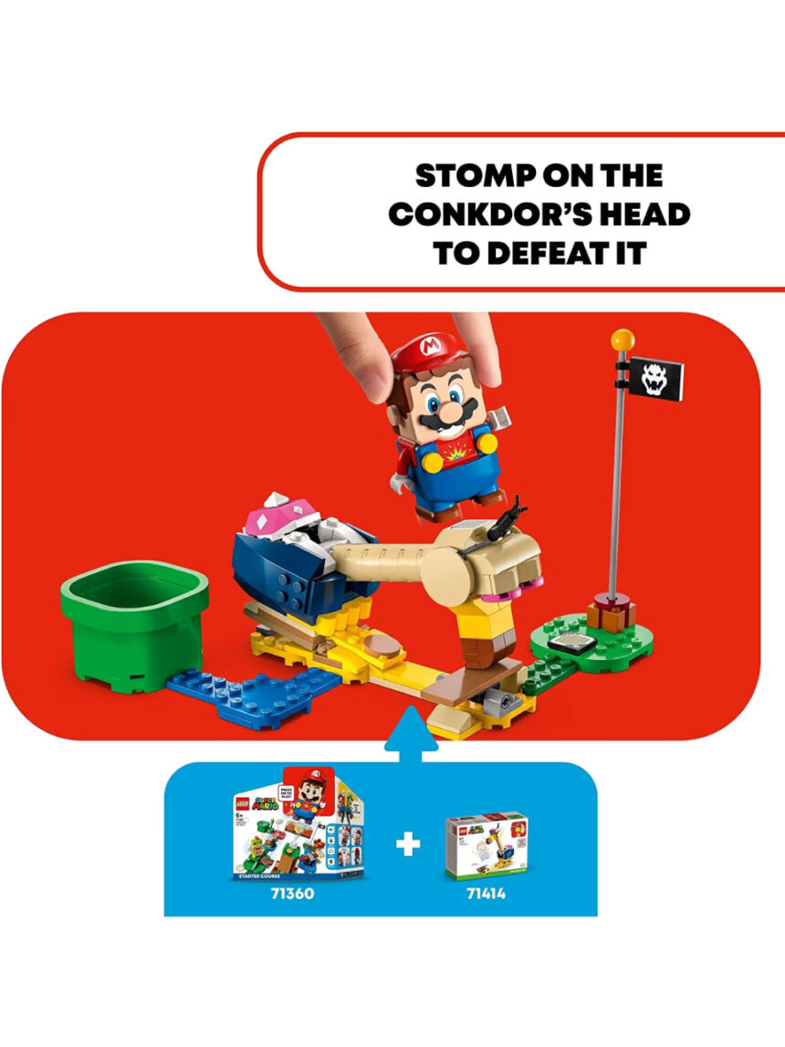 Lego super mario conkdor’s noggin bopper expansion set 71414 - Lego