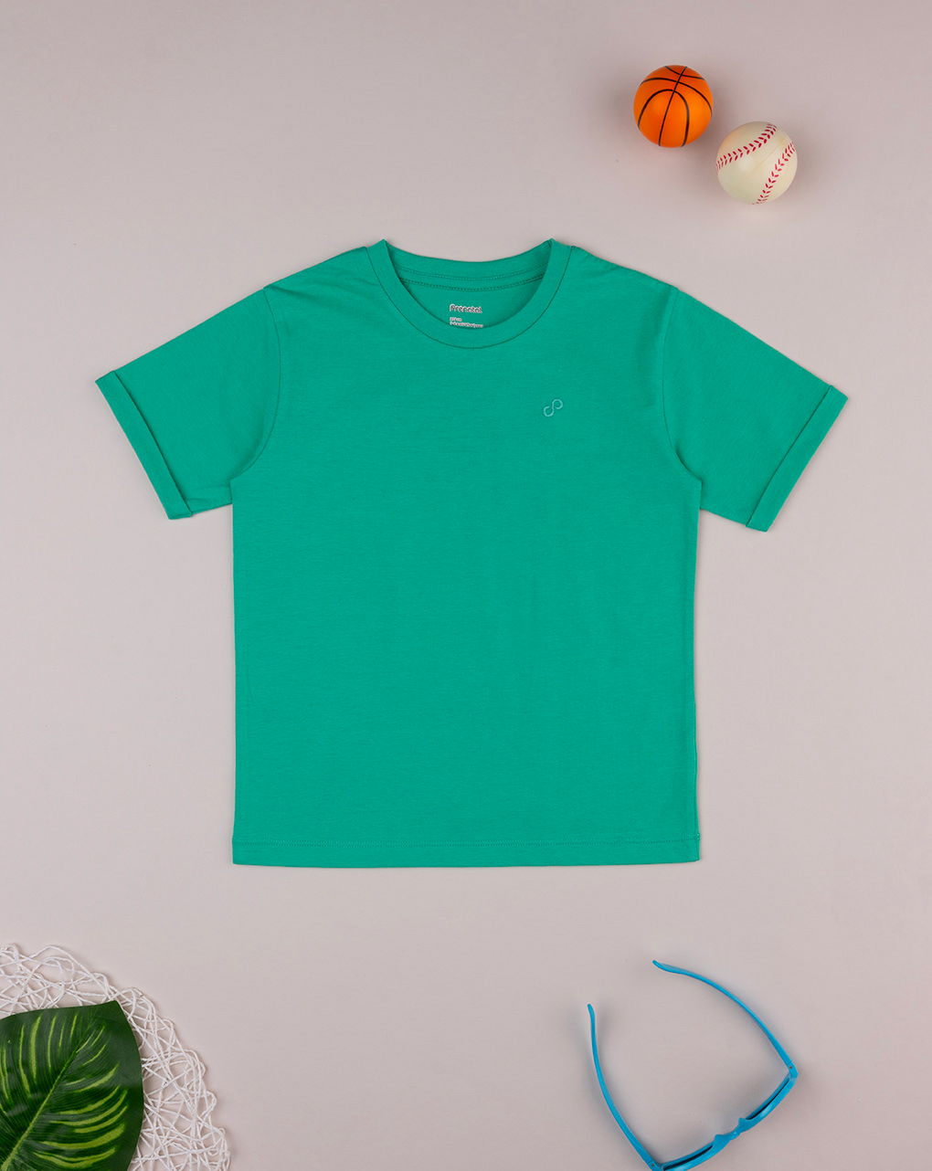 παιδικό t-shirt πράσινο basic "άπειρο" για αγόρι - Prénatal
