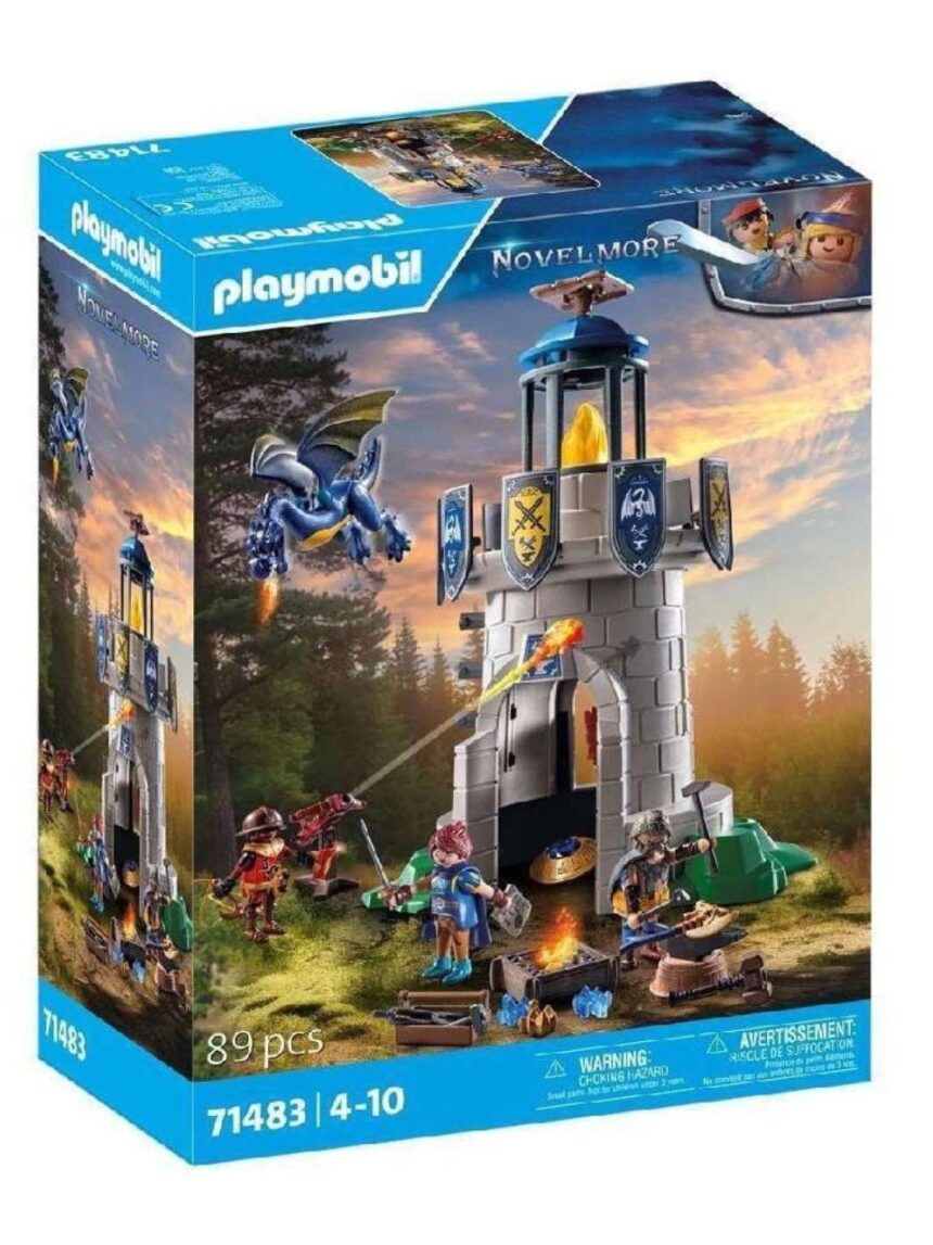 Playmobil πύργος ιπποτών με δράκο και σιδηρουργό 71483 - Playmobil