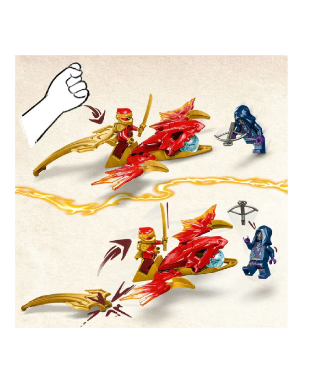 Lego ninjago kai's rising dragon strike 71801 - Lego