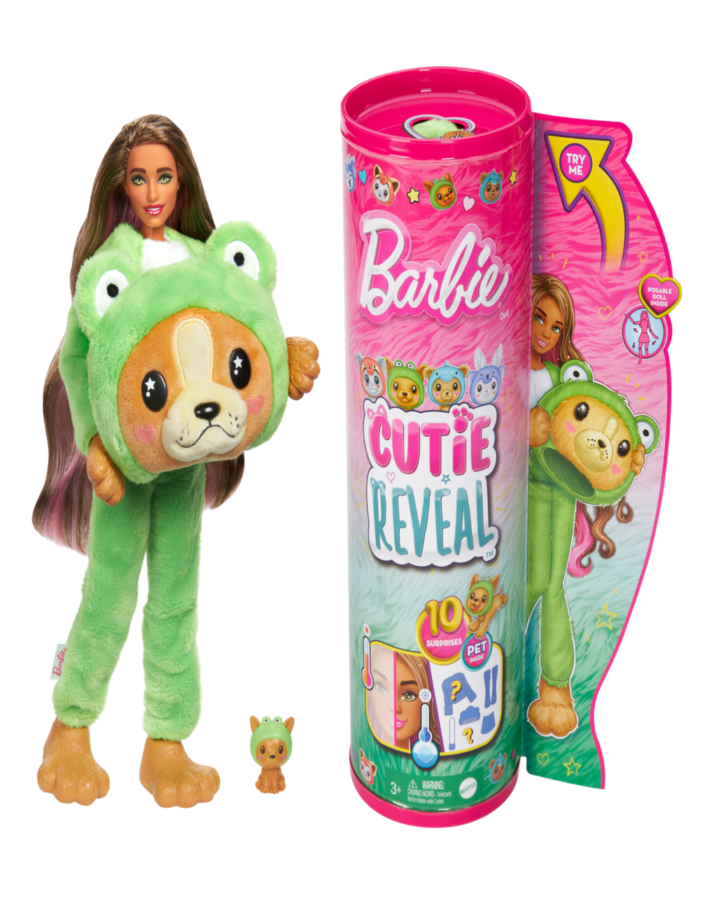 Barbie λαμπάδα cutie reveal κούκλα και αξεσουάρ με 10 εκπλήξεις hrk24 - BARBIE