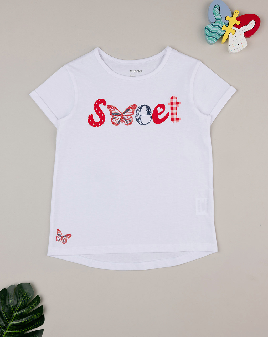 παιδικό t-shirt λευκό sweet για κορίτσι