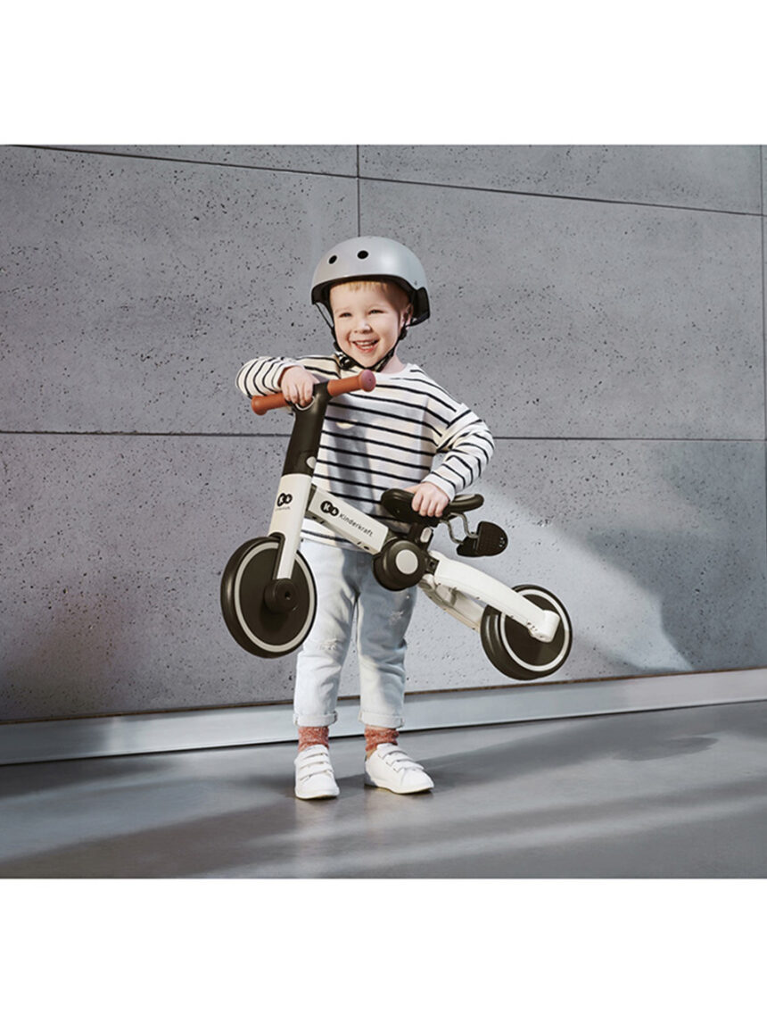 Kinderkraft πτυσόμενο τρίκυκλο ποδήλατο 4trike, silver grey - Kinderkraft