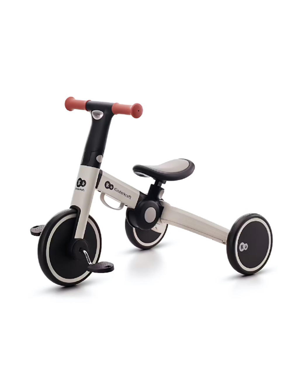 Kinderkraft πτυσόμενο τρίκυκλο ποδήλατο 4trike, silver grey - Kinderkraft