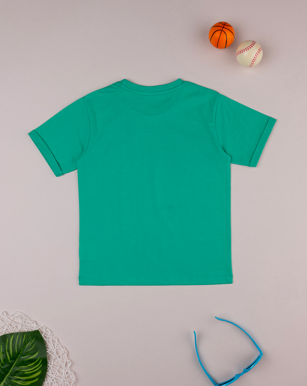 παιδικό t-shirt πράσινο basic "άπειρο" για αγόρι - Prénatal