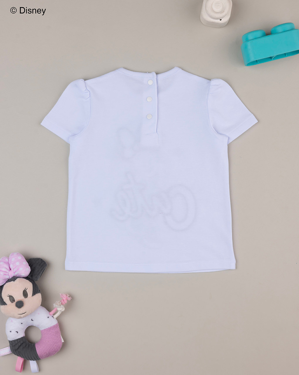 βρεφικό t-shirt λευκό minnie για κορίτσι - Prénatal