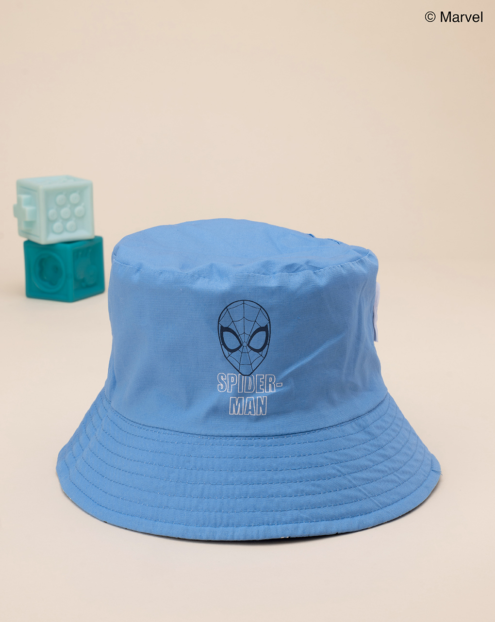 παιδικό καπέλο ψαρά μπλε spiderman για αγόρι - Prénatal